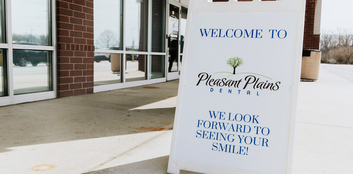 Pleasant Plains welcome sign