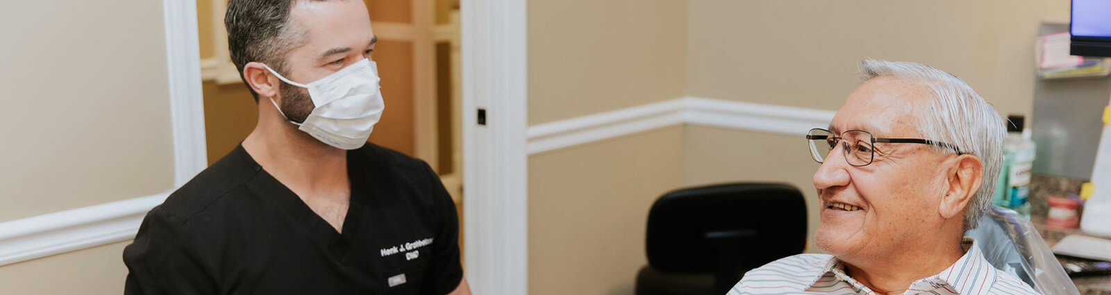 dentist with a patient